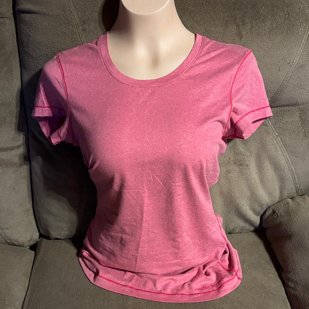 Under Armour Pink Short Sleeve Tee